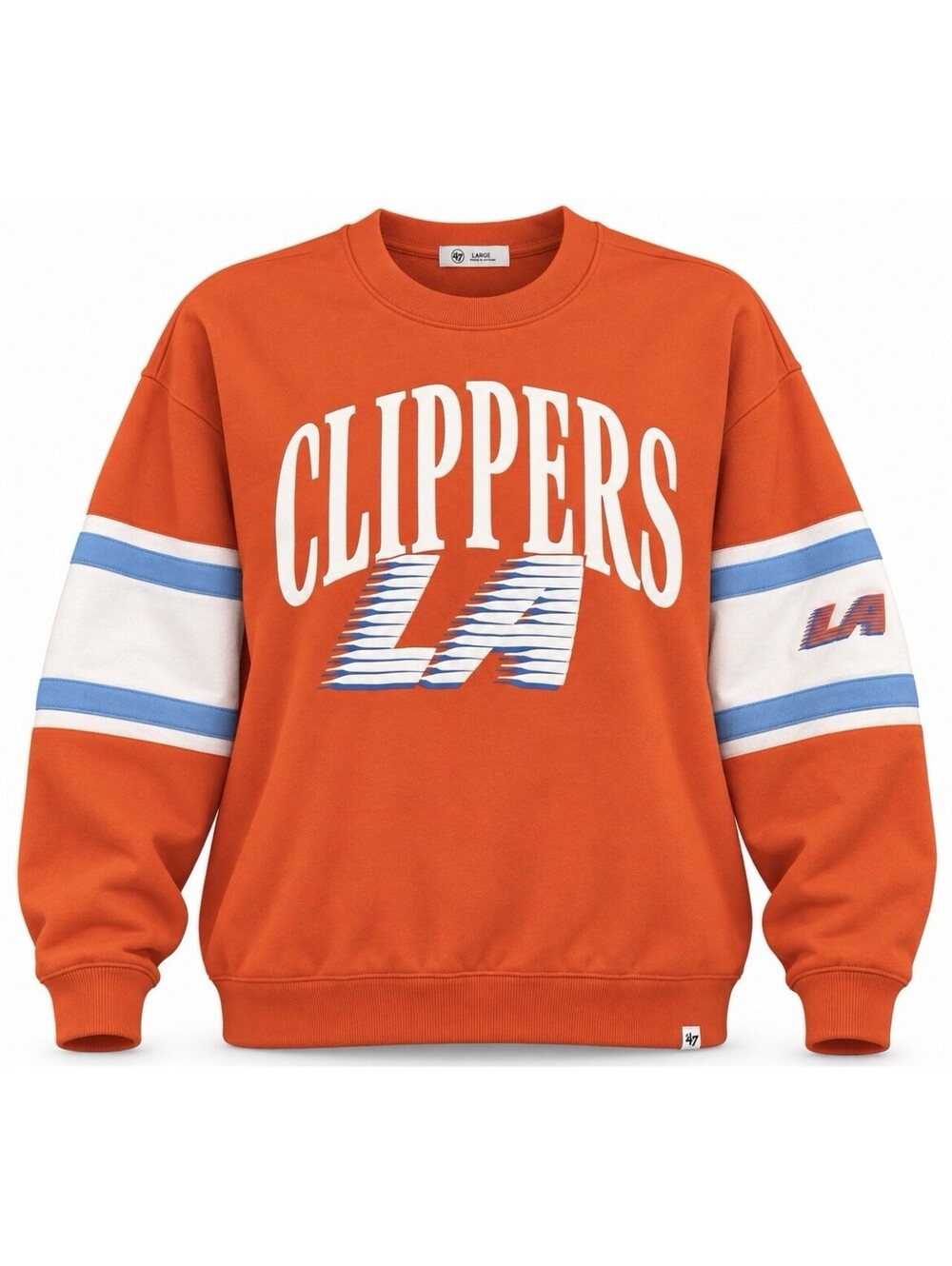 ’47 Brand LA Clippers City Edition Women’s Large Orange Crewneck Sweatshirt NWT